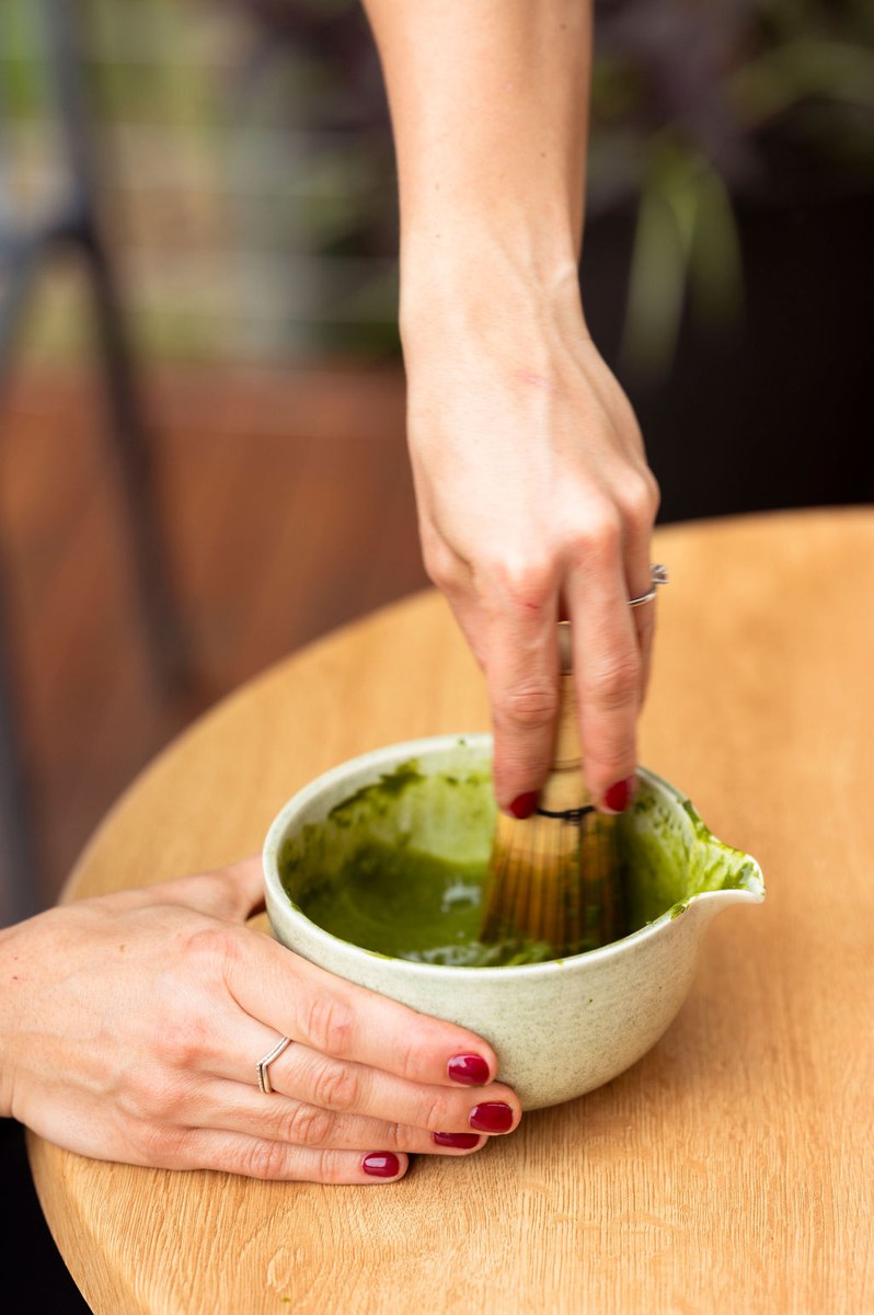 Making matcha